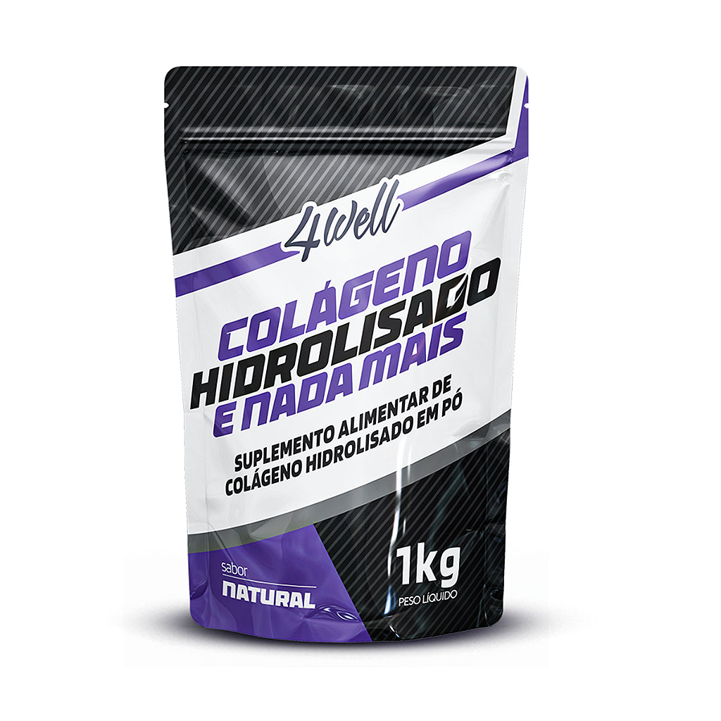Colágeno Hidrolisado em Pó de 500g a 1Kg | 4well