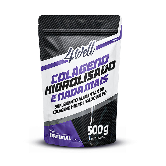 Colágeno Hidrolisado em Pó de 500g a 1Kg | 4well