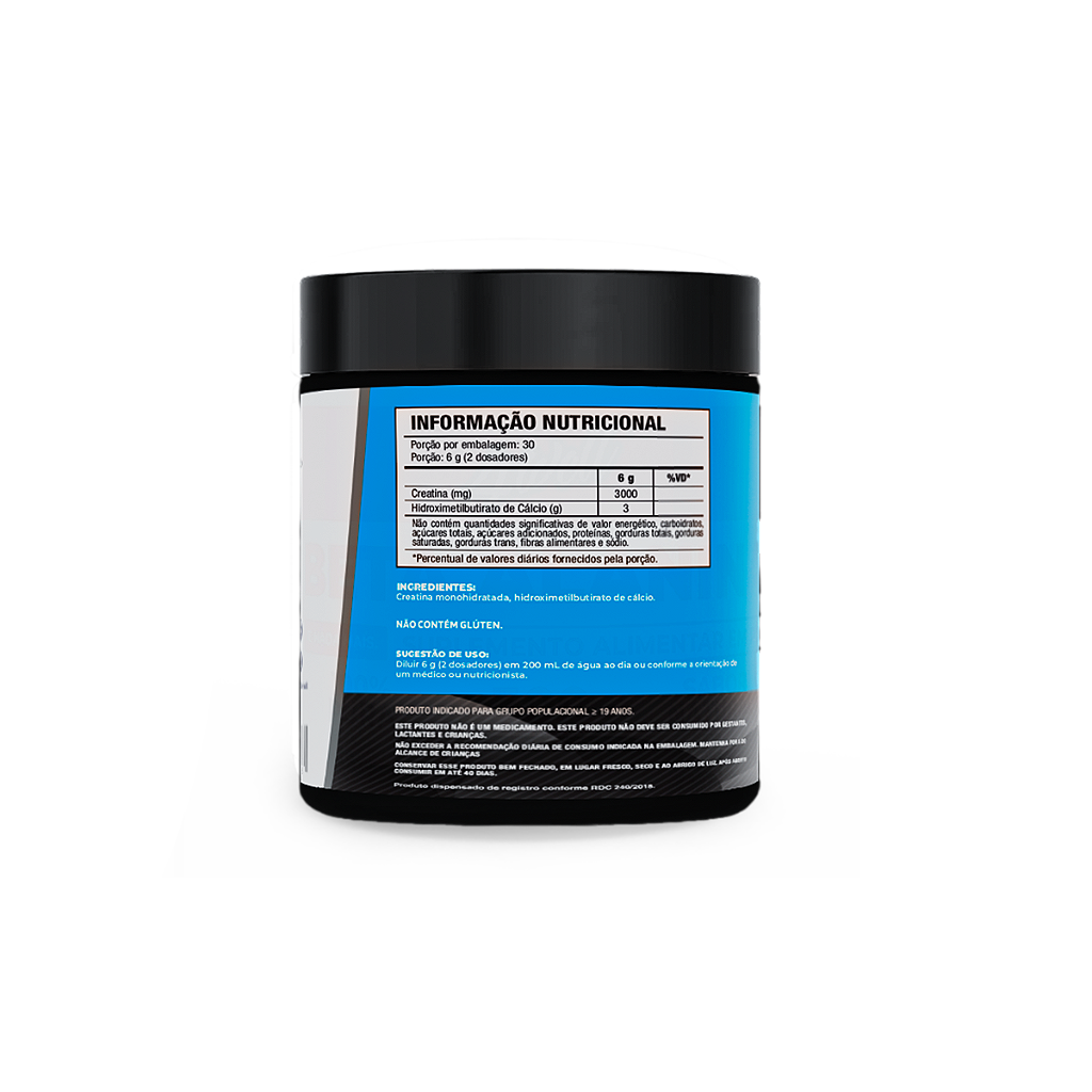 Creatina + HMB 180g Pote Sabor Natural | 4well