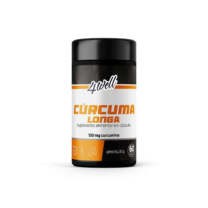 Cúrcuma (curcumina) 130mg 60 Cápsulas | 4well