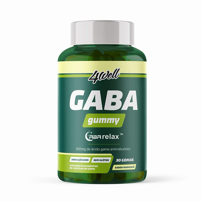 GABA Gummy 30 Gomas Sabor Maracujá | 4well