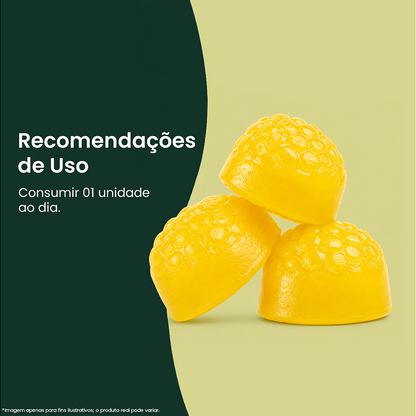 GABA Gummy 30 Gomas Sabor Maracujá | 4well