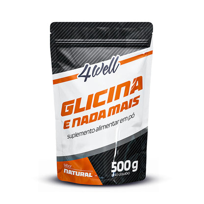 Glicina em Pó 400g a 1Kg Sem Sabor | 4well
