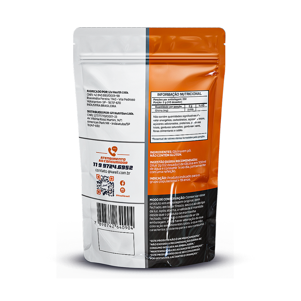 Kit Glicina 500g + GABA | 4well