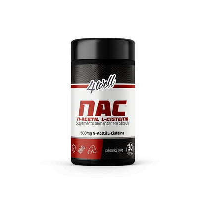 Kit Metabólico Glicina 400g + NAC + Magnésio Treonina + GABA | 4well
