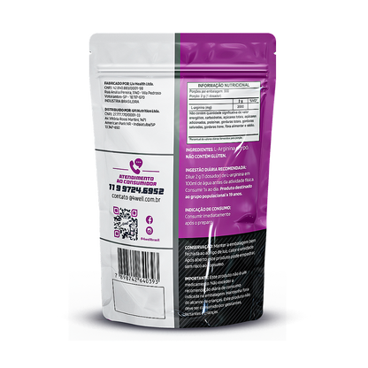 L-Arginina de 500g a 1 Kg 100% Pura Importada | 4well