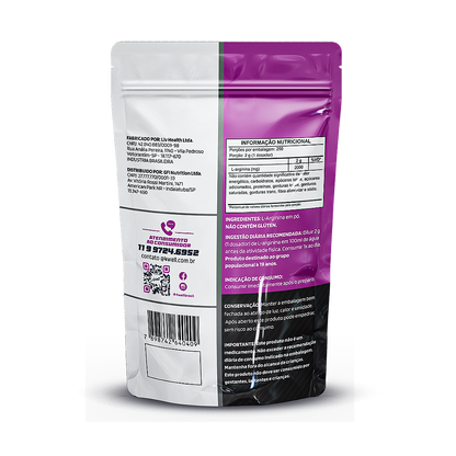 L-Arginina de 500g a 1 Kg 100% Pura Importada | 4well