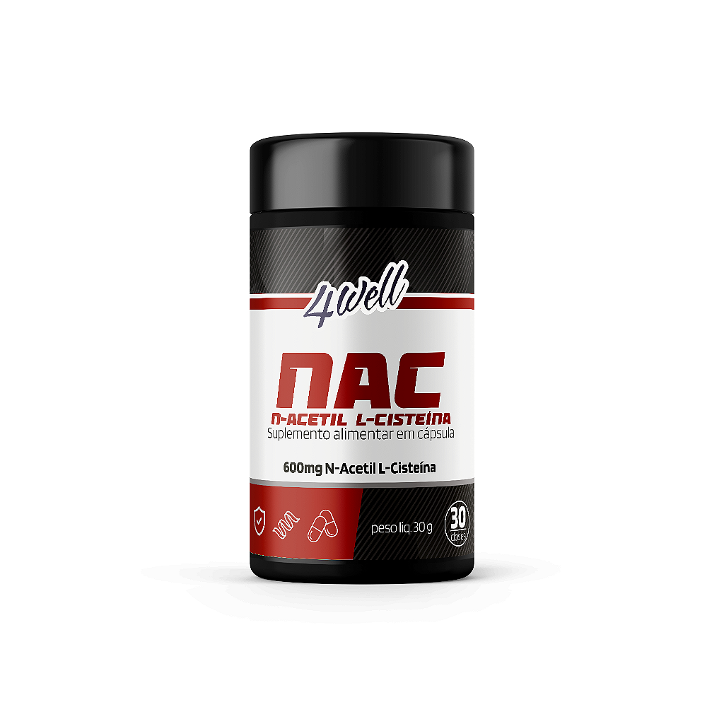 NAC 600mg 60 Cápsulas | 4well