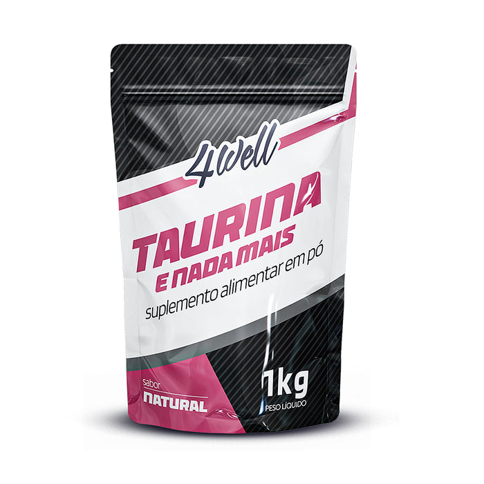Taurina de 500g a 1Kg 100% Pura Importada | 4well