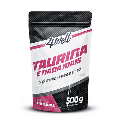 Taurina de 500g a 1Kg 100% Pura Importada | 4well
