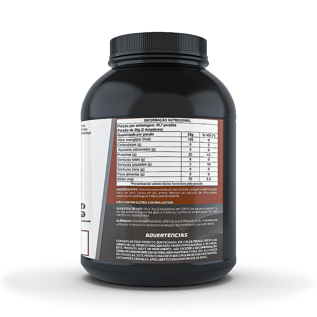 Whey Protein com Colágeno 900g | 4well