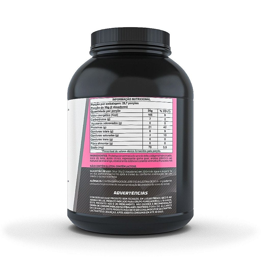 Whey Protein com Colágeno 900g | 4well
